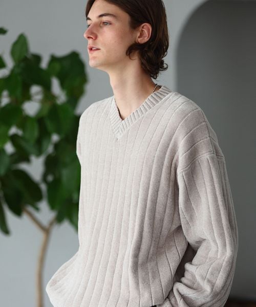 niko and .モールニットVネックプルオーバー ブロンズ M メンズインナー ニコアンド 598735 and ST アンドエスティ(旧ドットエスティ) niko and .モールニットVネックプルオーバー ブロンズ M メンズインナー ニコアンド 598735 and ST アンドエスティ(旧ドットエスティ)