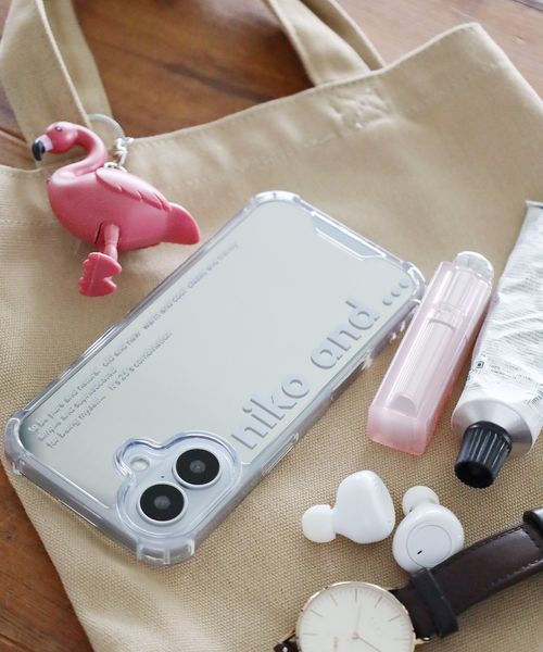 niko and .ニコロゴミラーiPhoneケース(16) ガジェット ライトグレー ニコアンド 598785 and ST アンドエスティ(旧ドットエスティ) niko and .ニコロゴミラーiPhoneケース(16) ガジェット ライトグレー ニコアンド 598785 and ST アンドエスティ(旧ドットエスティ)