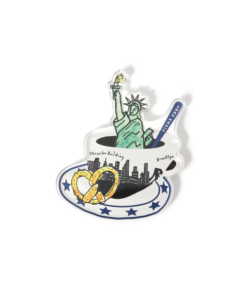 niko and .【Fishs Eddy(フィッシュエディ)】アクリルマグネット ホワイト FISHS EDDY ニコアンド 599772 and ST アンドエスティ(旧ドットエスティ) niko and .【Fishs Eddy(フィッシュエディ)】アクリルマグネット ホワイト FISHS EDDY ニコアンド 599772 and ST アンドエスティ(旧ドットエスティ)