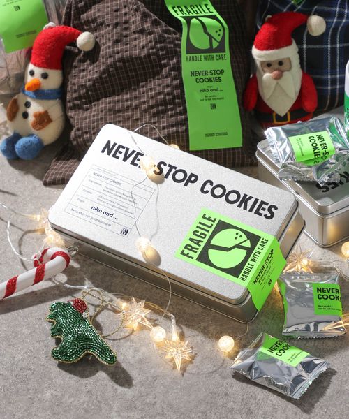 niko and .[NEVER-STOP COOKIES] クッキー缶 ピンク XS カフェ ニコアンド 600593 and ST アンドエスティ（旧ドットエスティ）