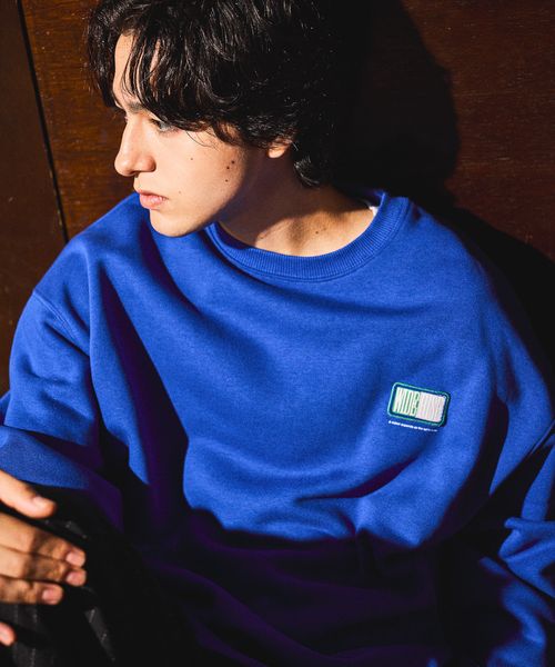 niko and .ワンポイントレトロロゴスウェット ライトブルー M メンズインナー ニコアンド 601675 and ST アンドエスティ(旧ドットエスティ) niko and .ワンポイントレトロロゴスウェット ライトブルー M メンズインナー ニコアンド 601675 and ST アンドエスティ(旧ドットエスティ)