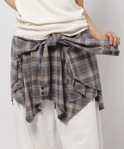 niko and .2WAYチェックビスチェスカート ライトブルー FREE ウィメンズボトムス ニコアンド 602190 and ST アンドエスティ(旧ドットエスティ) niko and .2WAYチェックビスチェスカート ライトブルー FREE ウィメンズボトムス ニコアンド 602190 and ST アンドエスティ(旧ドットエスティ)