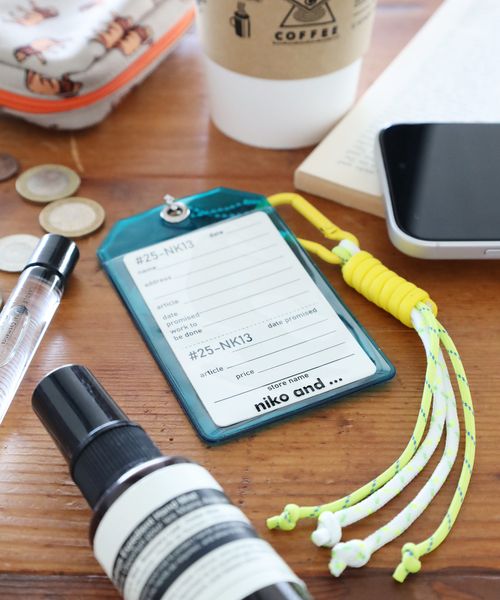 niko and .チャームカードケース ステーショナリー ライトブルー ニコアンド 602336 and ST アンドエスティ（旧ドットエスティ）