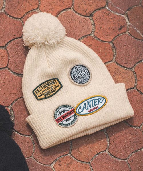 niko and .【NASU FARM VILLAGE】アソートニット帽 ライトグレー ウィメンズグッズ ニコアンド 607052 and ST アンドエスティ（旧ドットエスティ）