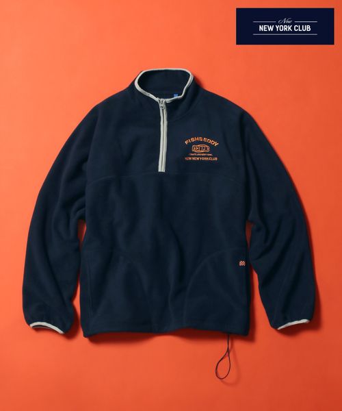 niko and .【NEW NEW YORK XMAS】コラボフリース ネイビー L FISHS EDDY ニコアンド 607804 and ST アンドエスティ(旧ドットエスティ) niko and .【NEW NEW YORK XMAS】コラボフリース ネイビー L FISHS EDDY ニコアンド 607804 and ST アンドエスティ(旧ドットエスティ)