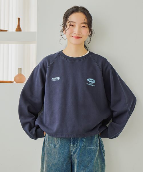 niko and .ドロストラグランアソートプルオーバー ネイビー M ウィメンズインナー ニコアンド 608499 and ST アンドエスティ（旧ドットエスティ）