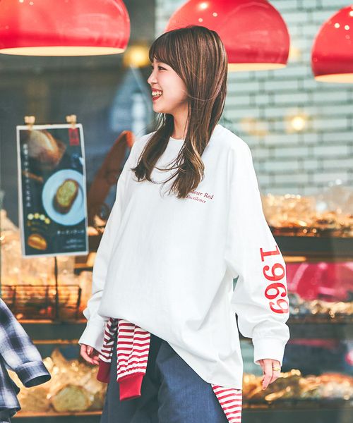 niko and .【よこはまであう】コラボロンT オフホワイト FREE ウィメンズインナー ニコアンド 611282 and ST アンドエスティ(旧ドットエスティ) niko and .【よこはまであう】コラボロンT オフホワイト FREE ウィメンズインナー ニコアンド 611282 and ST アンドエスティ(旧ドットエスティ)