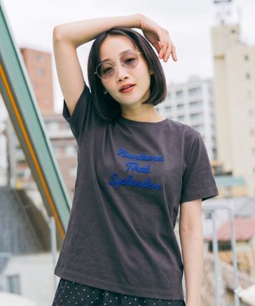 接触冷感】レタリング刺繍Tシャツ | [公式]ニコアンド（niko and ）通販