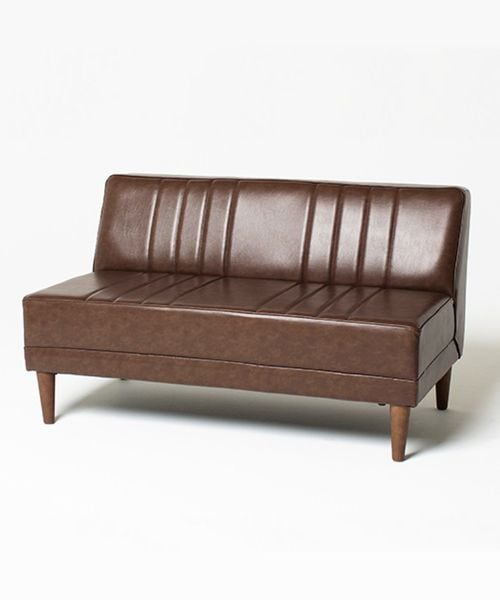 niko and .［幅120cm］ソファベンチ/クラシックダイナーシリーズ【大型家具】 リビング家具 ブラウン ニコアンド 723699 and ST アンドエスティ（旧ドットエスティ）