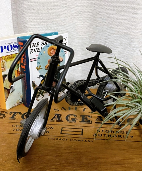 niko and .オリジナル自転車オブジェ ブラック インテリアデコール クリア ニコアンド 766614 and ST アンドエスティ(旧ドットエスティ) niko and .オリジナル自転車オブジェ ブラック インテリアデコール クリア ニコアンド 766614 and ST アンドエスティ(旧ドットエスティ)