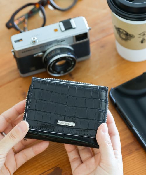 niko and .オリジナルロゴ三つ折り財布 チャコールグレー ウィメンズグッズ ニコアンド 965115 and ST アンドエスティ(旧ドットエスティ) niko and .オリジナルロゴ三つ折り財布 チャコールグレー ウィメンズグッズ ニコアンド 965115 and ST アンドエスティ(旧ドットエスティ)