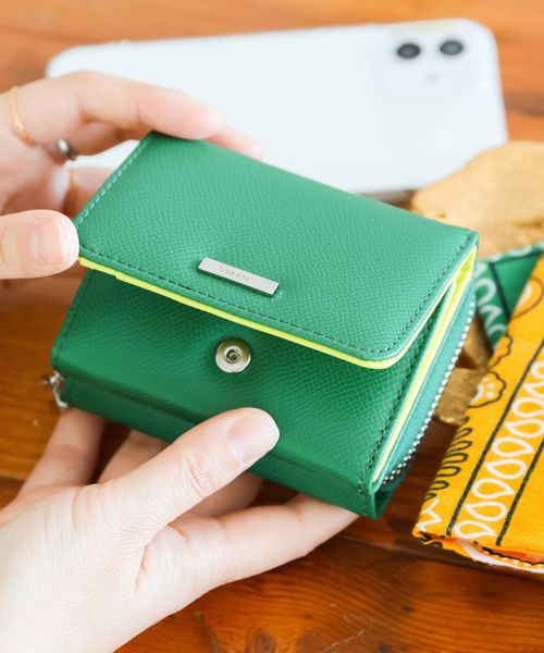 niko and .オリジナルロゴ三つ折り財布 グリーン ウィメンズグッズ ニコアンド 965115 and ST アンドエスティ(旧ドットエスティ) niko and .オリジナルロゴ三つ折り財布 グリーン ウィメンズグッズ ニコアンド 965115 and ST アンドエスティ(旧ドットエスティ)
