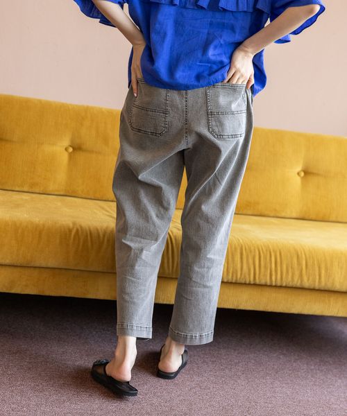 niko and .ストレッチテーパードパンツ ライトグレー ウィメンズボトムス ニコアンド 971124 and ST アンドエスティ(旧ドットエスティ) niko and .ストレッチテーパードパンツ ライトグレー ウィメンズボトムス ニコアンド 971124 and ST アンドエスティ(旧ドットエスティ)
