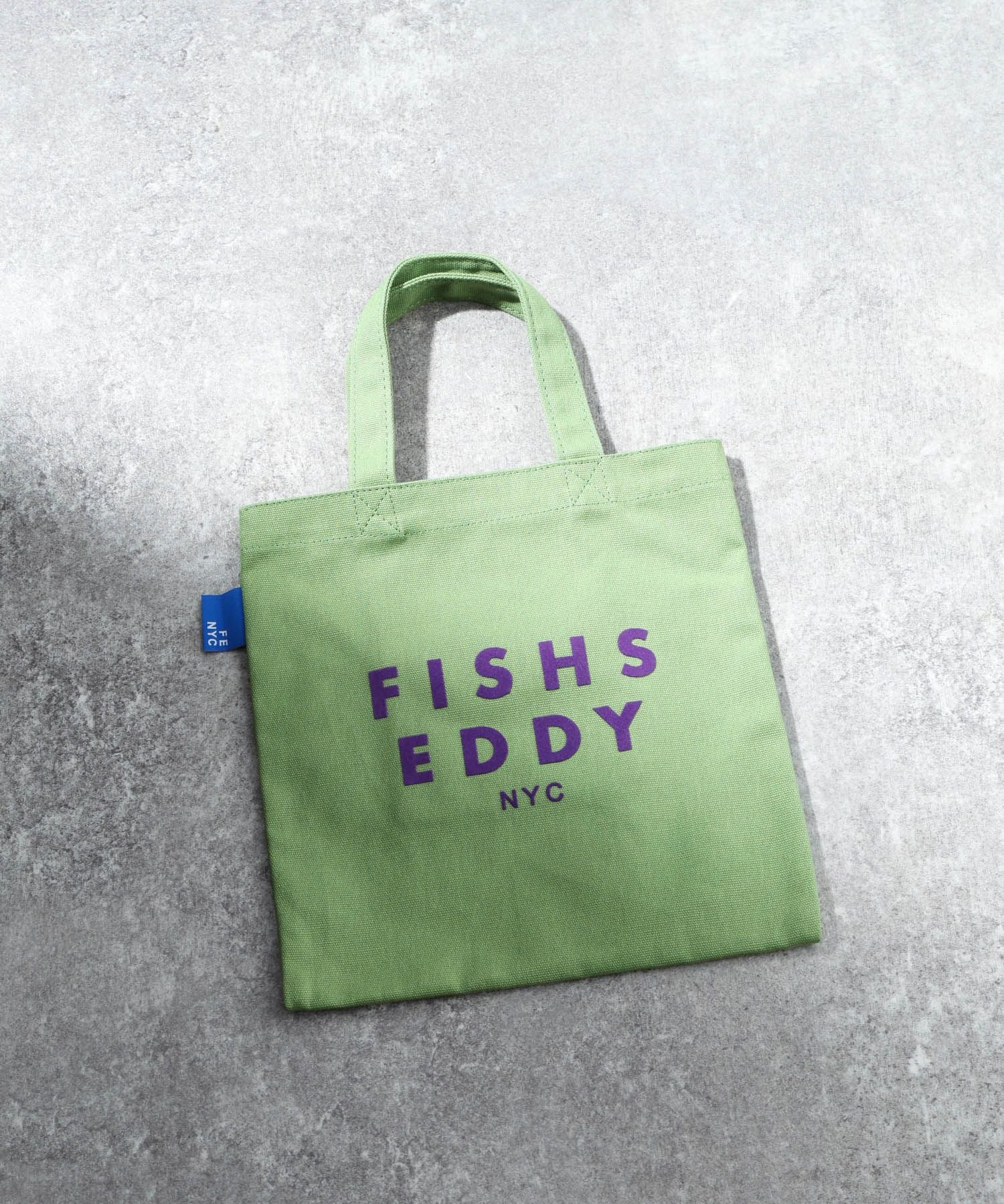 【Fishs Eddy(フィッシュエディ)】カラーロゴトートバッグＳ F