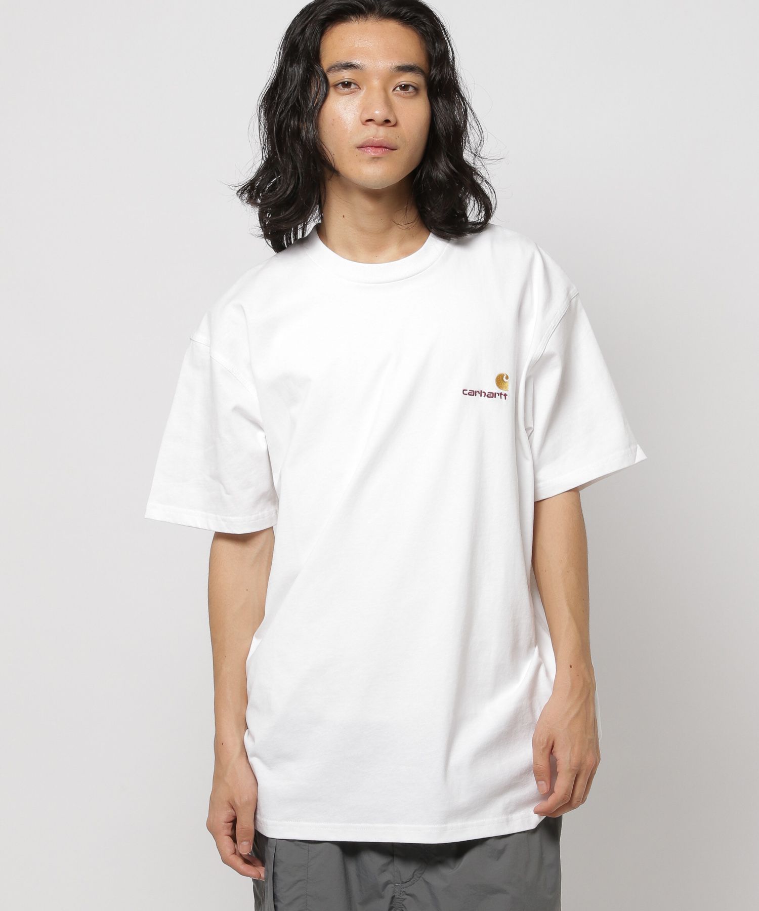 【Carhartt WIP(カーハートダブリューアイピー)】アメリカンスクリプトTシャツ M