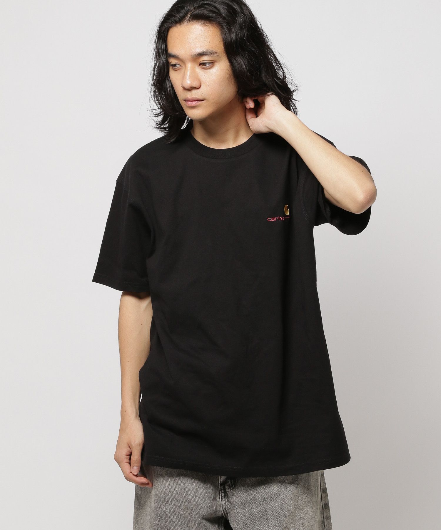 【Carhartt WIP(カーハートダブリューアイピー)】アメリカンスクリプトTシャツ M