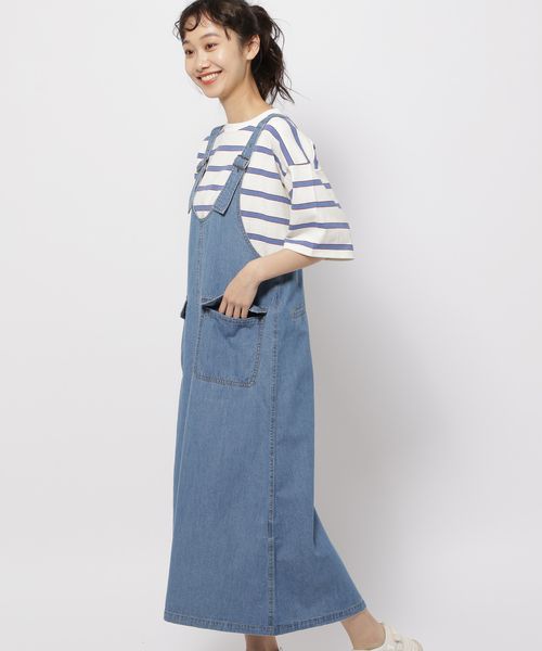 niko and .Uネックジャンパースカート ライトブルー L ウィメンズワンピース&チュニック ニコアンド 976125 and ST アンドエスティ(旧ドットエスティ) niko and .Uネックジャンパースカート ライトブルー L ウィメンズワンピース&チュニック ニコアンド 976125 and ST アンドエスティ(旧ドットエスティ)