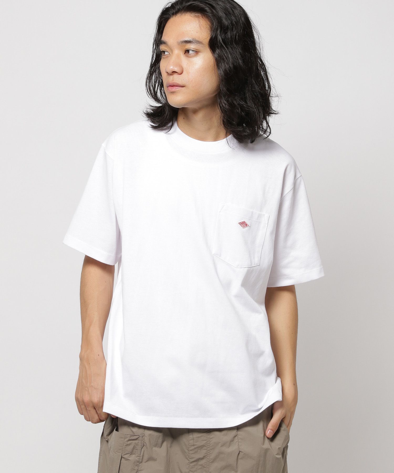 【DANTON(ダントン)】 SHORT SLEEVE POCKET T-SHIRT PLAIN L