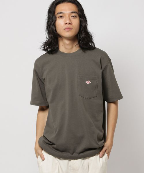 【DANTON(ダントン)】 SHORT SLEEVE POCKET T-SHIRT PLAIN L