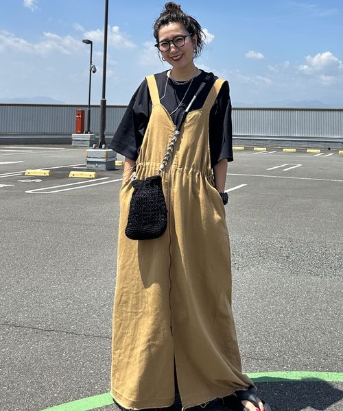 ニコアンド niko andmisayoさんコラボWAYデニムジャンパースカート