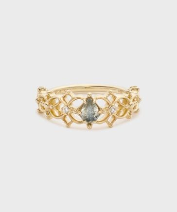 【Pocket Ring】 K10ラピスラズリピンキーリング　 ノジェス NOJESS（ノジェス）の「【Pocket Ring】 K10ラピスラズリ