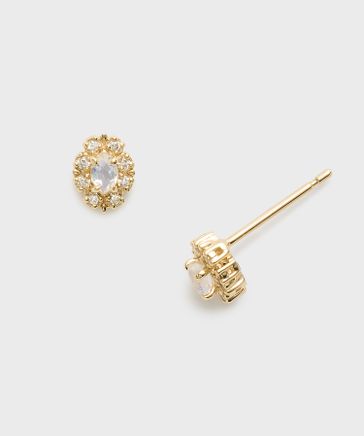 【超美品】NOJESS K10 ピアス ラピスラズリ ラブラドライト　10金 超美品】NOJESS K10 ピアス ラピスラズリ ラブラドライト 10金