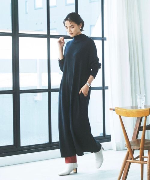 100 イタリアカシミヤbotto Giuseppe ニットワンピース 公式 オー ゼロ ユー O0u 通販