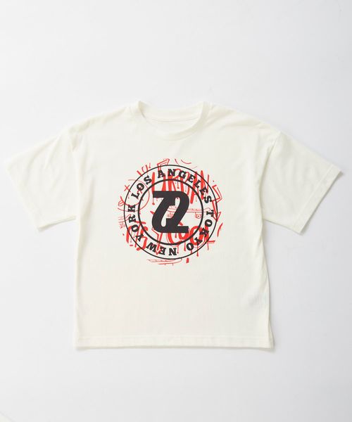 Op/FILA 【SEVEN2】ロゴモチーフデザイン半袖Tシャツ レッド XL キッズ オーピーフィラ 493657 and ST アンドエスティ(旧ドットエスティ) Op/FILA 【SEVEN2】ロゴモチーフデザイン半袖Tシャツ レッド XL キッズ オーピーフィラ 493657 and ST アンドエスティ(旧ドットエスティ)