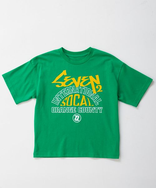 Op/FILA 【SEVEN2】カレッジロゴ半袖Tシャツ オフホワイト キッズ オーピーフィラ 493658 and ST アンドエスティ(旧ドットエスティ) Op/FILA 【SEVEN2】カレッジロゴ半袖Tシャツ オフホワイト キッズ オーピーフィラ 493658 and ST アンドエスティ(旧ドットエスティ)