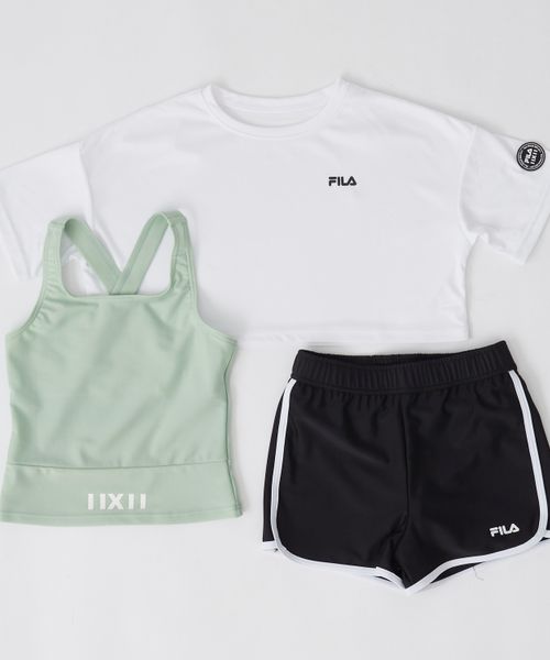 Op/FILA 【FILA】TEE&インナー上下3点セット水着 水着 レッド L オーピーフィラ 493678 and ST アンドエスティ(旧ドットエスティ) Op/FILA 【FILA】TEE&インナー上下3点セット水着 水着 レッド L オーピーフィラ 493678 and ST アンドエスティ(旧ドットエスティ)
