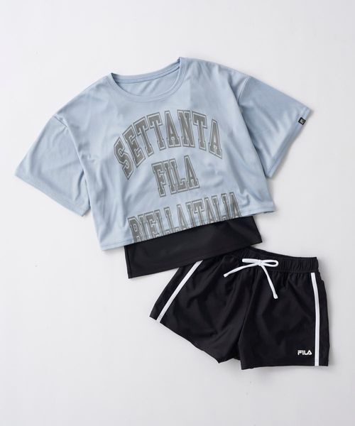 Op/FILA 【FILA】TEE&インナー上下3点セット水着 水着 ナチュラル オーピーフィラ 493692 and ST アンドエスティ(旧ドットエスティ) Op/FILA 【FILA】TEE&インナー上下3点セット水着 水着 ナチュラル オーピーフィラ 493692 and ST アンドエスティ(旧ドットエスティ)