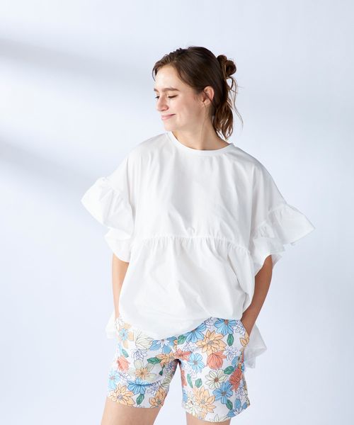 Op/FILA 【ocean pacific】フレアスリーブTシャツ レッド XL ウィメンズインナー オーピーフィラ 493749 and ST アンドエスティ(旧ドットエスティ) Op/FILA 【ocean pacific】フレアスリーブTシャツ レッド XL ウィメンズインナー オーピーフィラ 493749 and ST アンドエスティ(旧ドットエスティ)