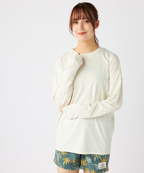 Op/FILA 【ocean pacific】<接触冷感/水陸両用>長袖ラッシュTシャツ|スーパーナイロンクール オレンジ M ウィメンズインナー オーピーフィラ 493759 and ST アンドエスティ(旧ドットエスティ) Op/FILA 【ocean pacific】<接触冷感/水陸両用>長袖ラッシュTシャツ|スーパーナイロンクール オレンジ M ウィメンズインナー オーピーフィラ 493759 and ST アンドエスティ(旧ドットエスティ)