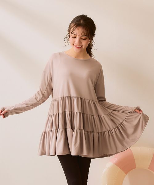 Op/FILA 【ocean pacific】ティアードフリルラッシュガード チュニック 水着 ピンク XXL オーピーフィラ 493763 and ST アンドエスティ(旧ドットエスティ) Op/FILA 【ocean pacific】ティアードフリルラッシュガード チュニック 水着 ピンク XXL オーピーフィラ 493763 and ST アンドエスティ(旧ドットエスティ)