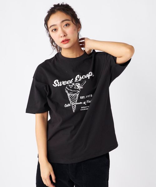 Op/FILA 【ocean pacific】アイスクリームプリント半袖Tシャツ ピンク M ウィメンズインナー オーピーフィラ 493772 and ST アンドエスティ(旧ドットエスティ) Op/FILA 【ocean pacific】アイスクリームプリント半袖Tシャツ ピンク M ウィメンズインナー オーピーフィラ 493772 and ST アンドエスティ(旧ドットエスティ)