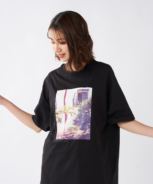 Op/FILA 【ocean pacific】フォトプリント半袖Tシャツ ピンク XL ウィメンズインナー オーピーフィラ 493776 and ST アンドエスティ(旧ドットエスティ) Op/FILA 【ocean pacific】フォトプリント半袖Tシャツ ピンク XL ウィメンズインナー オーピーフィラ 493776 and ST アンドエスティ(旧ドットエスティ)