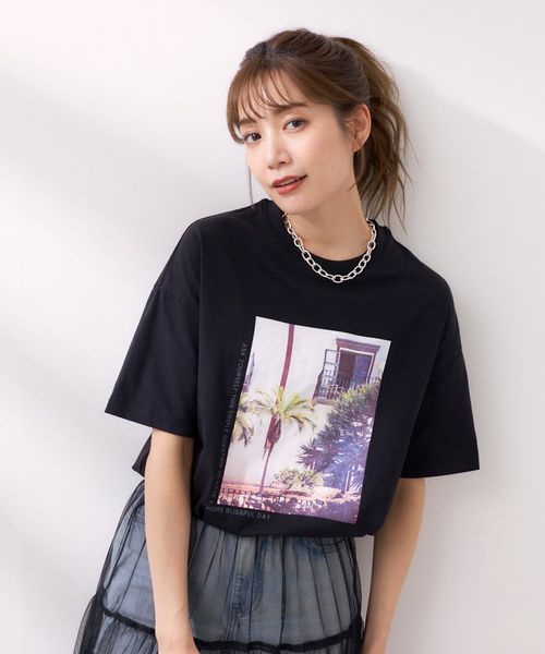 Op/FILA 【ocean pacific】フォトプリント半袖Tシャツ ピンク L ウィメンズインナー オーピーフィラ 493776 and ST アンドエスティ(旧ドットエスティ) Op/FILA 【ocean pacific】フォトプリント半袖Tシャツ ピンク L ウィメンズインナー オーピーフィラ 493776 and ST アンドエスティ(旧ドットエスティ)