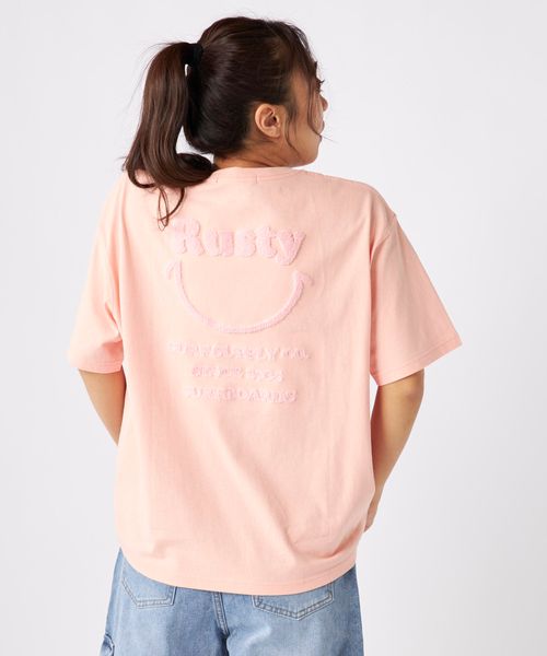 Op/FILA 【RUSTY】ニコちゃん×刺しゅう半袖Tシャツ チャコールグレー L ウィメンズインナー オーピーフィラ 493826 and ST アンドエスティ(旧ドットエスティ) Op/FILA 【RUSTY】ニコちゃん×刺しゅう半袖Tシャツ チャコールグレー L ウィメンズインナー オーピーフィラ 493826 and ST アンドエスティ(旧ドットエスティ)