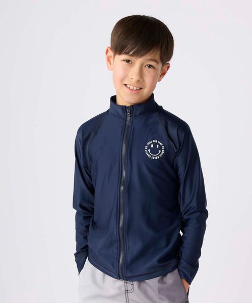 Op/FILA 【RUSTY】ニコちゃんワンポイントプリントラッシュガード 水着 ブラウン XL オーピーフィラ 493830 and ST アンドエスティ(旧ドットエスティ) Op/FILA 【RUSTY】ニコちゃんワンポイントプリントラッシュガード 水着 ブラウン XL オーピーフィラ 493830 and ST アンドエスティ(旧ドットエスティ)