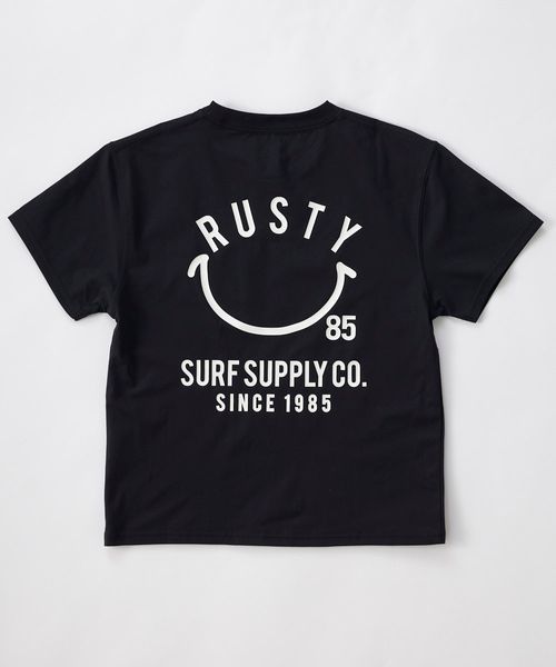 Op/FILA 【RUSTY】ニコちゃんバックプリント水陸両用半袖Tシャツ ピンク キッズ オーピーフィラ 493831 and ST アンドエスティ(旧ドットエスティ) Op/FILA 【RUSTY】ニコちゃんバックプリント水陸両用半袖Tシャツ ピンク キッズ オーピーフィラ 493831 and ST アンドエスティ(旧ドットエスティ)