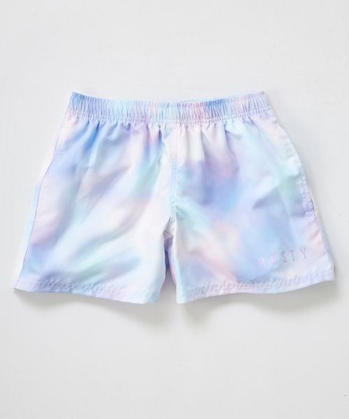Op/FILA 【RUSTY】ニコちゃん×タイダイ柄ショートパンツ/キッズ グレー キッズ オーピーフィラ 493839 and ST アンドエスティ(旧ドットエスティ) Op/FILA 【RUSTY】ニコちゃん×タイダイ柄ショートパンツ/キッズ グレー キッズ オーピーフィラ 493839 and ST アンドエスティ(旧ドットエスティ)