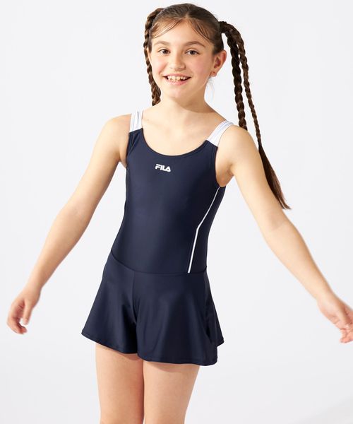 Op/FILA 【FILA】キュロット一体型スクール水着 水着 ライトグレー FREE オーピーフィラ 493846 and ST アンドエスティ(旧ドットエスティ) Op/FILA 【FILA】キュロット一体型スクール水着 水着 ライトグレー FREE オーピーフィラ 493846 and ST アンドエスティ(旧ドットエスティ)