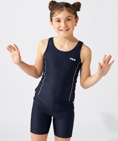 Op/FILA 【FILA】タンクトップ&スパッツスクール水着/180cm 水着 ライトグレー FREE オーピーフィラ 493847 and ST アンドエスティ(旧ドットエスティ) Op/FILA 【FILA】タンクトップ&スパッツスクール水着/180cm 水着 ライトグレー FREE オーピーフィラ 493847 and ST アンドエスティ(旧ドットエスティ)
