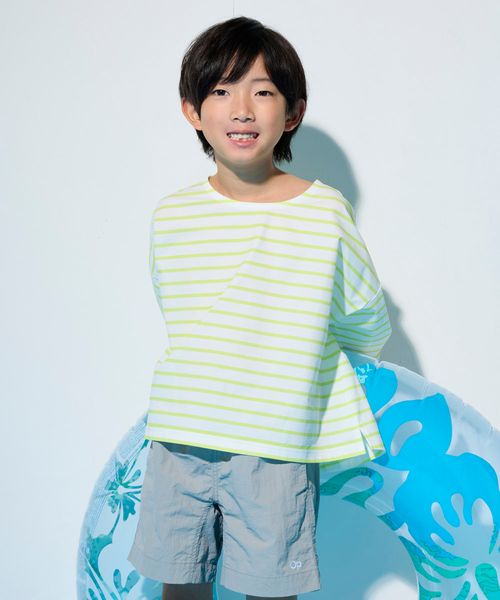 Op/FILA 【ocean pacific】水陸両用 速乾ボーダーラッシュカーディガン 水着 レッド オーピーフィラ 574545 and ST アンドエスティ(旧ドットエスティ) Op/FILA 【ocean pacific】水陸両用 速乾ボーダーラッシュカーディガン 水着 レッド オーピーフィラ 574545 and ST アンドエスティ(旧ドットエスティ)