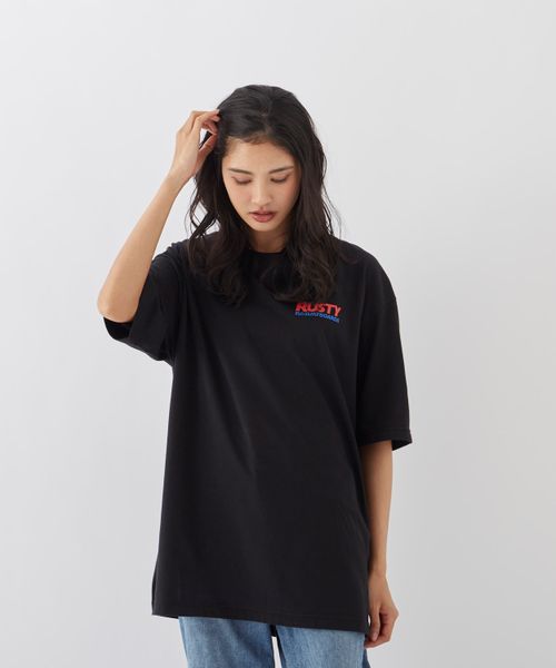 Op/FILA 【RUSTY】バックプリント半袖Tシャツ ピンク L ウィメンズインナー オーピーフィラ 574546 and ST アンドエスティ(旧ドットエスティ) Op/FILA 【RUSTY】バックプリント半袖Tシャツ ピンク L ウィメンズインナー オーピーフィラ 574546 and ST アンドエスティ(旧ドットエスティ)