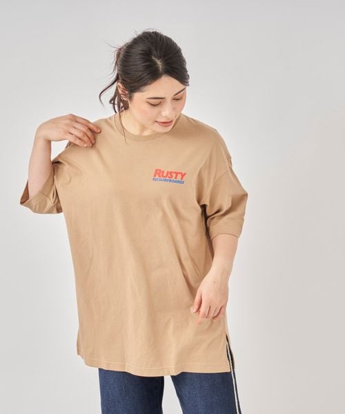 Op/FILA 【RUSTY】バックプリント半袖Tシャツ レッド L ウィメンズインナー オーピーフィラ 574546 and ST アンドエスティ(旧ドットエスティ) Op/FILA 【RUSTY】バックプリント半袖Tシャツ レッド L ウィメンズインナー オーピーフィラ 574546 and ST アンドエスティ(旧ドットエスティ)