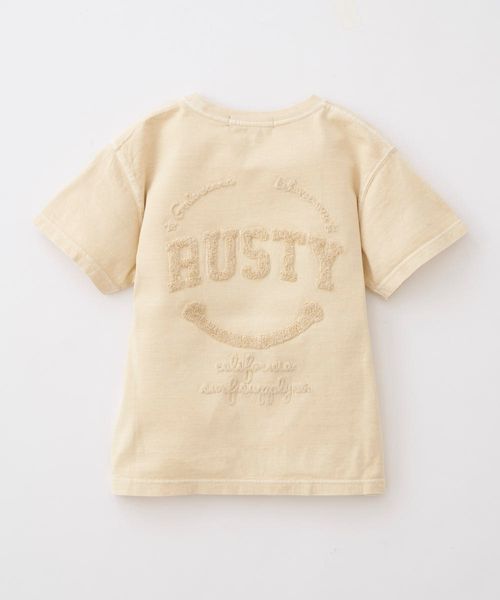 Op/FILA 【RUSTY】サガラ刺繍 ニコちゃん 半袖Tシャツ レッド キッズ オーピーフィラ 574563 and ST アンドエスティ(旧ドットエスティ) Op/FILA 【RUSTY】サガラ刺繍 ニコちゃん 半袖Tシャツ レッド キッズ オーピーフィラ 574563 and ST アンドエスティ(旧ドットエスティ)