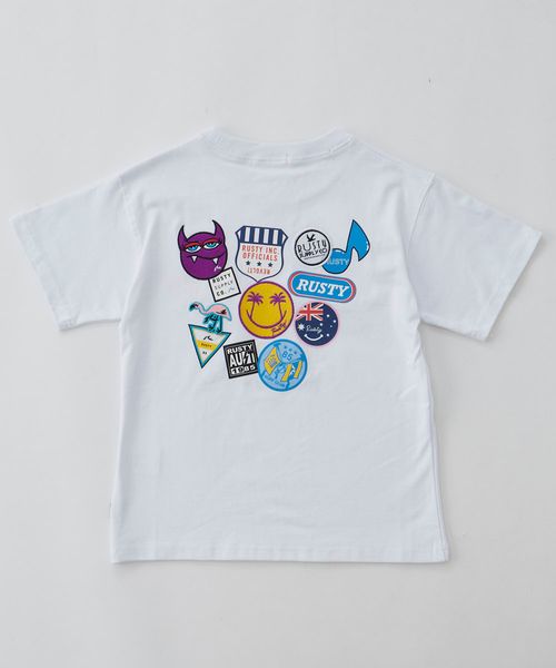 Op/FILA 【RUSTY】ワッペン半袖Tシャツ レッド キッズ オーピーフィラ 574564 and ST アンドエスティ(旧ドットエスティ) Op/FILA 【RUSTY】ワッペン半袖Tシャツ レッド キッズ オーピーフィラ 574564 and ST アンドエスティ(旧ドットエスティ)