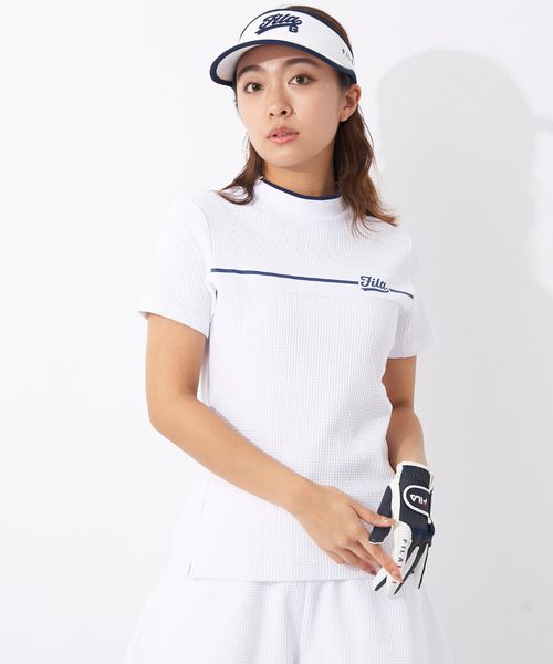 Op/FILA 【FILA GOLF】 モックネックシャツ|防透/UV/吸汗速乾 レッド XL ウィメンズインナー オーピーフィラ 587270 and ST アンドエスティ(旧ドットエスティ) Op/FILA 【FILA GOLF】 モックネックシャツ|防透/UV/吸汗速乾 レッド XL ウィメンズインナー オーピーフィラ 587270 and ST アンドエスティ(旧ドットエスティ)