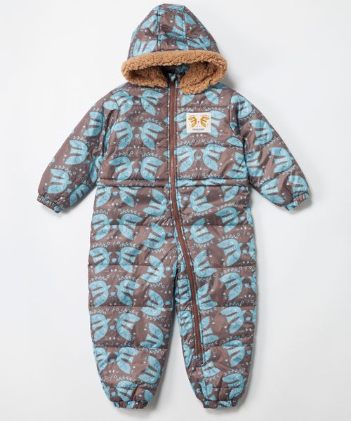 Op/FILA 【MC ENFANTS】バード柄スノージャンプスーツ/キッズ ナチュラル キッズ オーピーフィラ 607146 and ST アンドエスティ(旧ドットエスティ) Op/FILA 【MC ENFANTS】バード柄スノージャンプスーツ/キッズ ナチュラル キッズ オーピーフィラ 607146 and ST アンドエスティ(旧ドットエスティ)